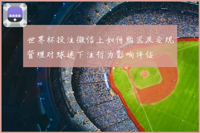 世界杯投注微信上如何购买及合规管理对球迷下注行为影响评估